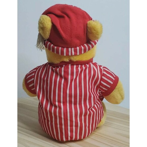 1998 Mattel Winnie the Pooh Bear Only Plush Sleep Sleepover Pajama Fun - Picture 5 of 12